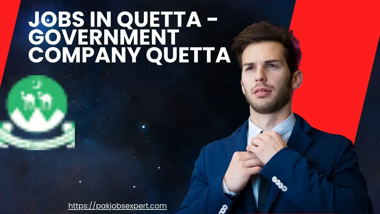 Jobs in Quetta - Government Company Quetta